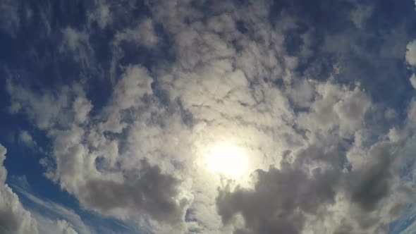 Beautiful Cloudscape Timelapse, Everlasting Happiness With God in Heaven