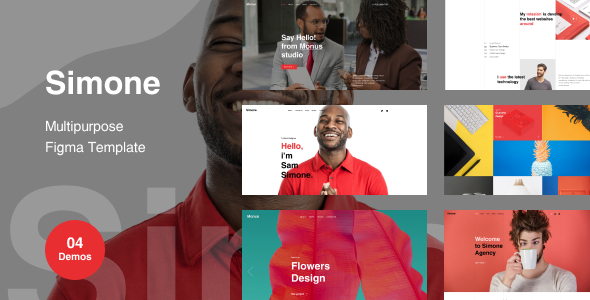 Simone - Multipurpose Figma Template