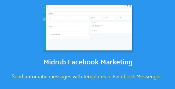 Midrub Facebook Marketing - automatize and send promotional messages with templates in Messenger