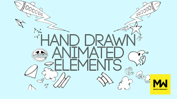 Hand Drawn 01 (Pack Of 35) alt