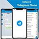 ionic 5 telegram app full template - CodeCanyon Item for Sale