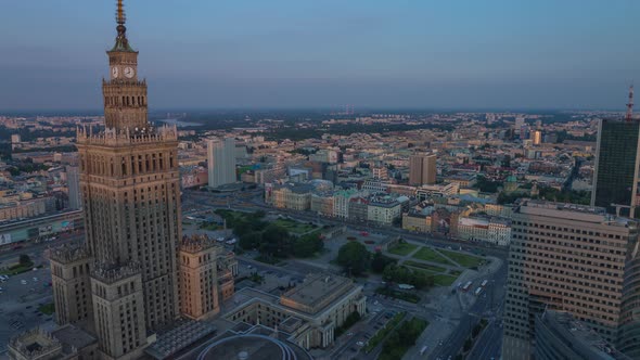 4K Warsaw Downtown