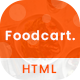 FoodeCart - Restaurants & Food Responsive HTML Template - ThemeForest Item for Sale