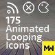 175 Animated Looping Icons - VideoHive Item for Sale