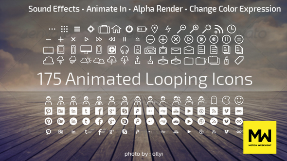 175 Animated Looping Icons