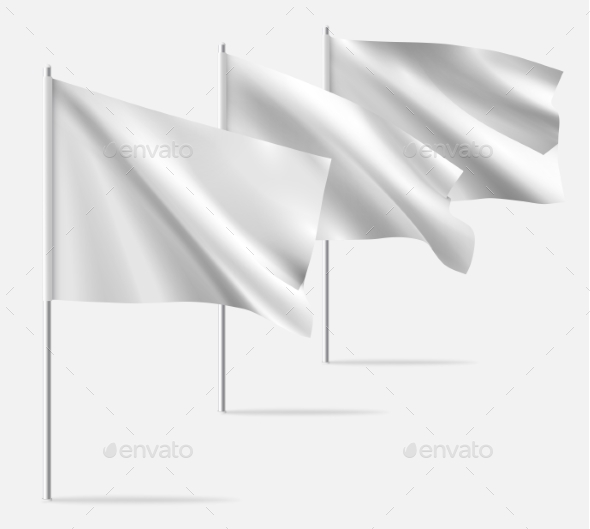 Download Flag Mockup White Graphics Designs Templates