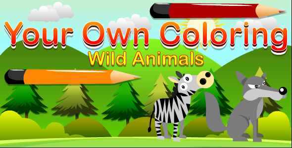 Edukida – Your Own Coloring Wild Animals Unity Kids Game for Android and iOS With Admob