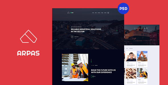 Arpas - Construction PSD Template