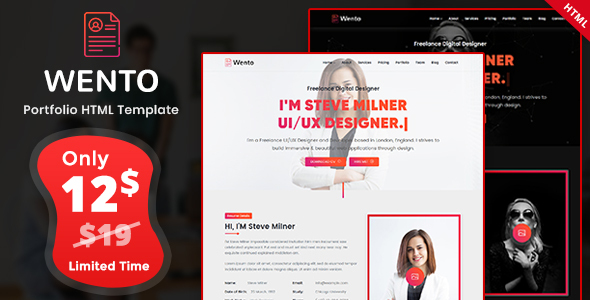 Wento - Portfolio HTML Template