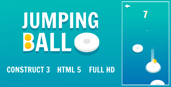 Jumping Ball - HTML5 Game (Construct3)