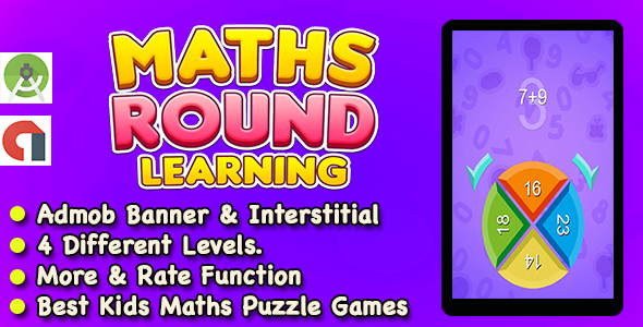 Best Maths Learning Game For Kids And Adult + Ready For Publish + Android
