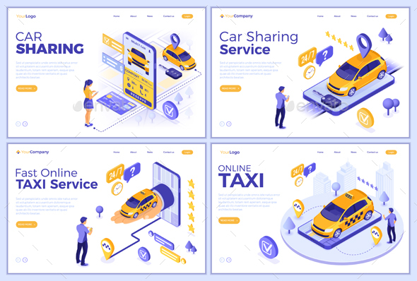 Isometric Car Sharing and Online Taxi