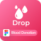 Drop | Blood Donation Mobile Figma Template - ThemeForest Item for Sale