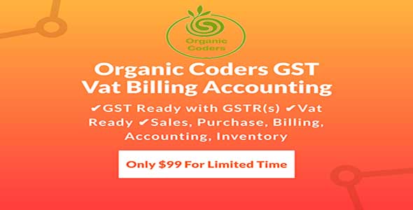 Organic GST, VAT, Accounting, Billing and Inventory System