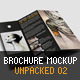 Brochure Mockup Unpacked 02 - GraphicRiver Item for Sale