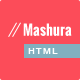 Mashura - Single Portfolio HTML Template - ThemeForest Item for Sale