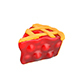 Cherry Pie Slice - 3DOcean Item for Sale