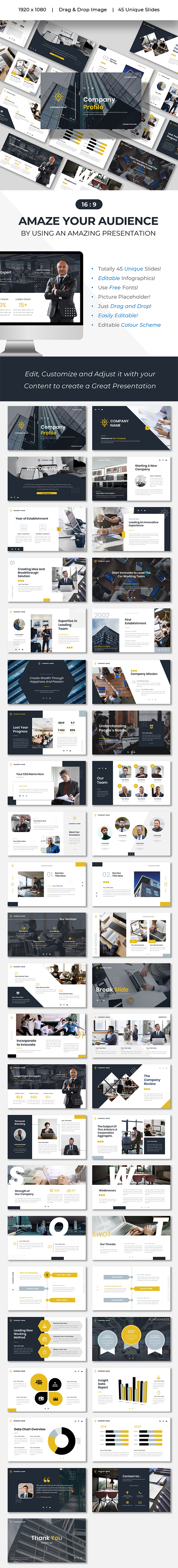 Company Profile - Business Presentation Powerpoints Template