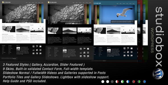 Studio Box | WordPress Theme