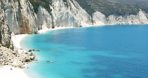 Coastline of Ionic Island Greece