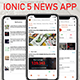 ionic 5 full news app template - CodeCanyon Item for Sale