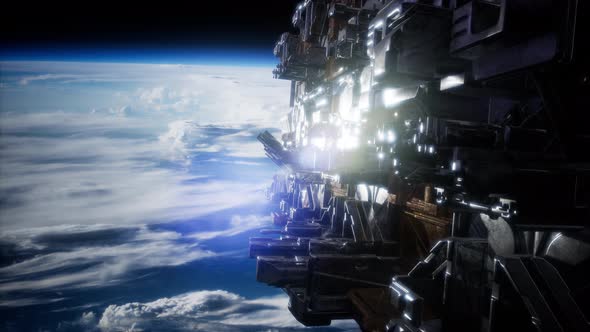 UFO Flying in the Space alt