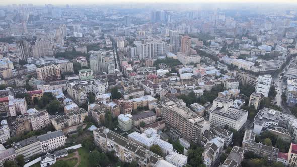 Kyiv, Ukraine Aerial View of the City. Kiev