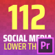 Stylish Social Media Lower Thirds - VideoHive Item for Sale
