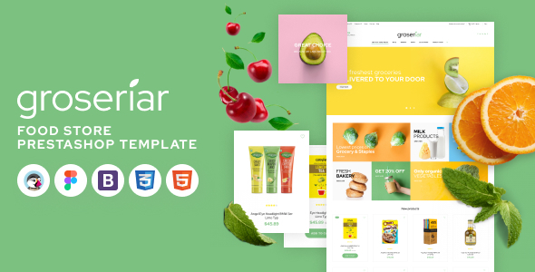 Groseriar - Food Delivery PrestaShop Theme, Online Supermarket