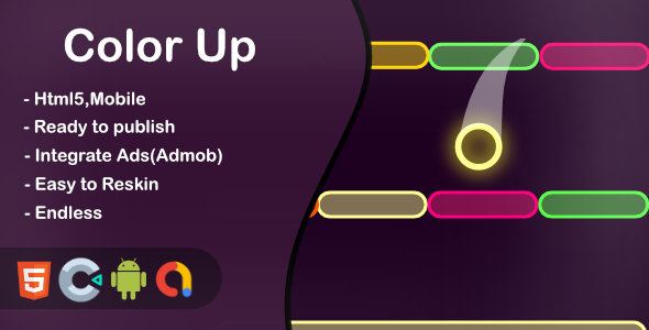 Color Up (Construct 3 + Html + Mobile)