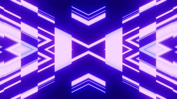 Blue Rave Neon Vj Loop Background Party 4K