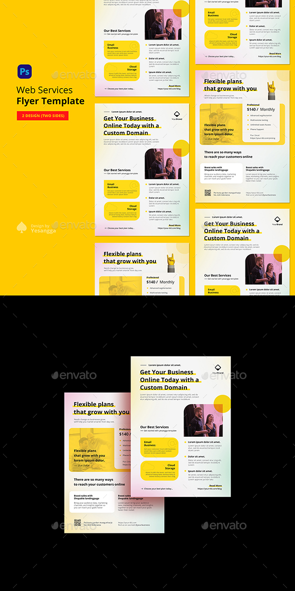 Web Services Flyer Template