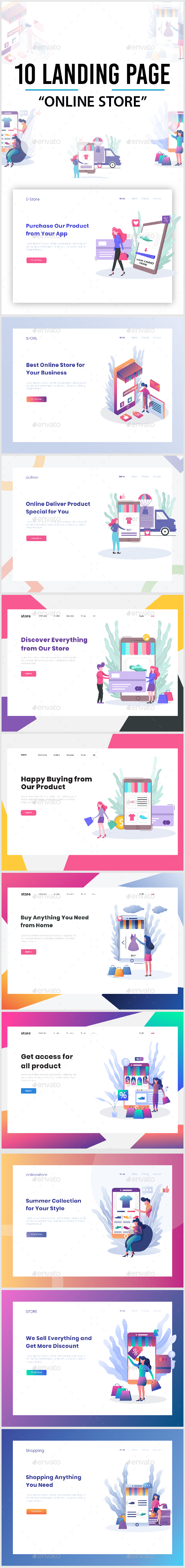 E-Commerce Online Store Landing Page