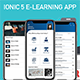 Ionic 5 E-Learning app template - CodeCanyon Item for Sale