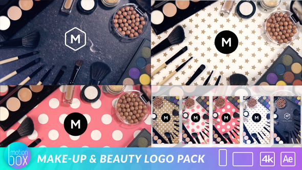 MakeUp and Beauty Logo Pack