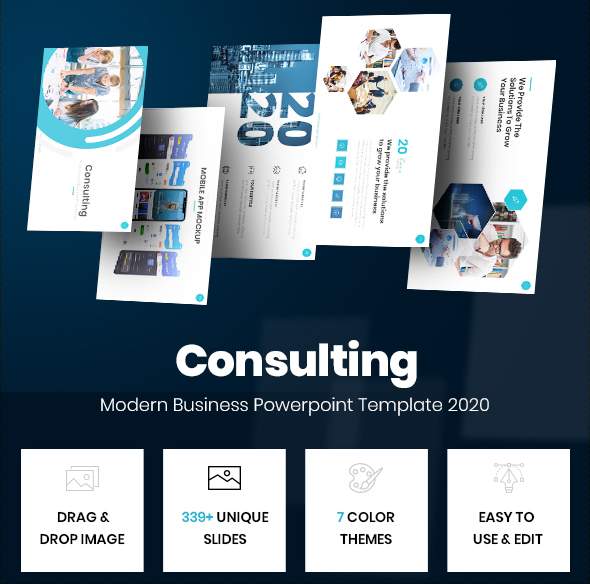 Consulting - Modern Business Powerpoint Template 2020