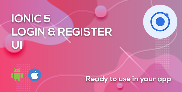 Ionic 5 Login UI