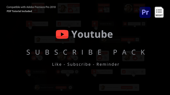 Youtube Subscribe Reminder Pack