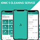 ionic 5 cleaning services app template - CodeCanyon Item for Sale