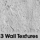 3 Wall textures + vray material - 3DOcean Item for Sale