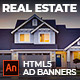 Real Estate Multi-Purpose AD BANNER | Adobe Animate CC - CodeCanyon Item for Sale