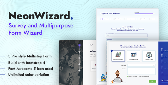 NeonWizard - Questionnaire Multistep Form Wizard