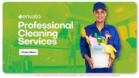 Professional Cleaning Services Promo