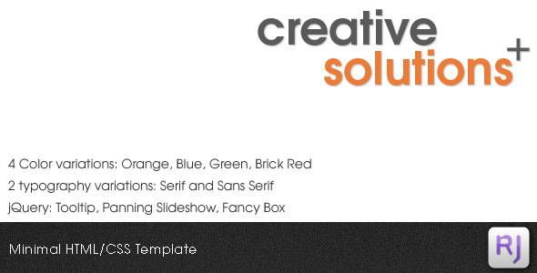 Creative Solutions HTML/CSS Template