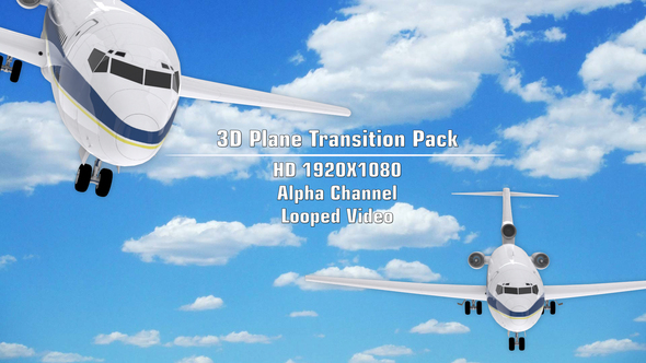 3D Plane Transition Pack