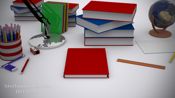 School Equipment - Book Open alt