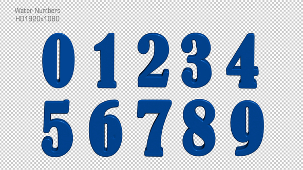 Water Numbers alt