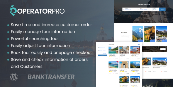 WordPress Tour Operator Pro