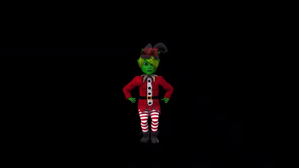 Green Elf Dance 6 – Christmas Concept alt