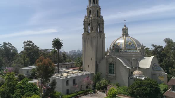 Aerial view of the Museum of Man